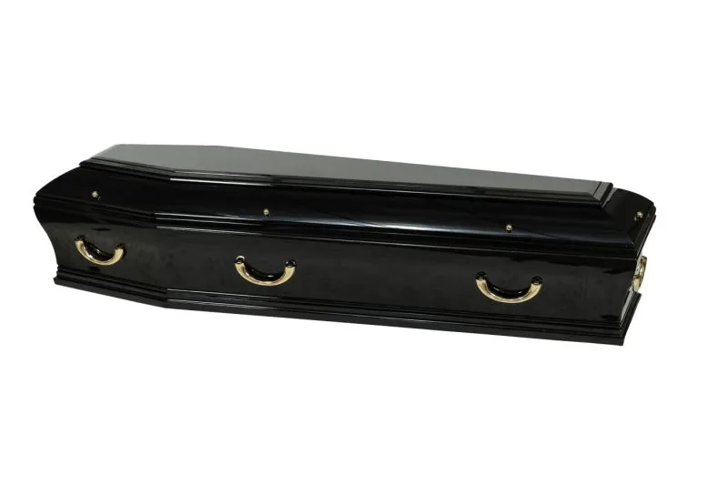 Grafkist Verso - zwart hoogglans