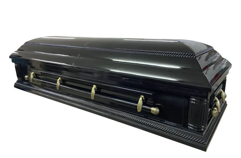 Grafkist Canada Pillars - Hoogglans zwart