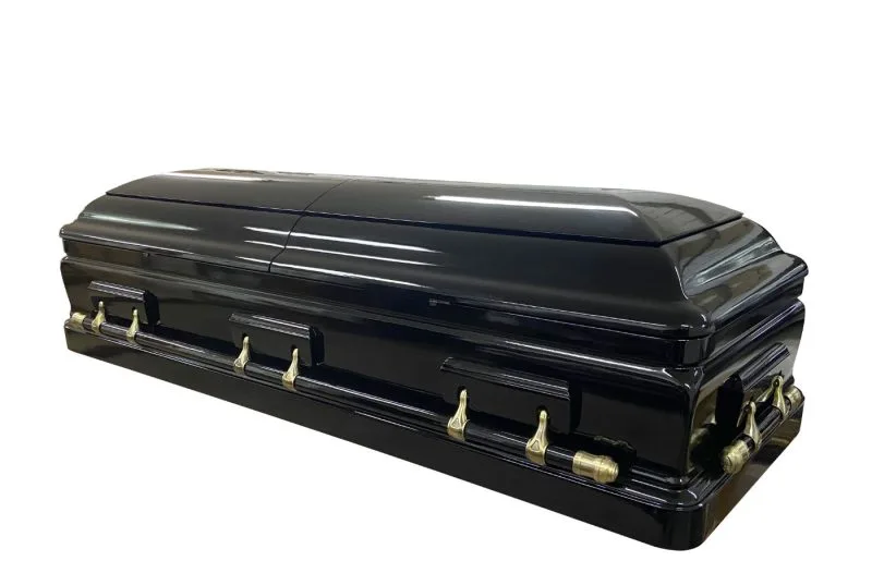 Grafkist Senator - hoogglans zwart